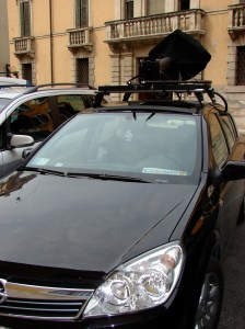 googlecar Little, black Google Maps car