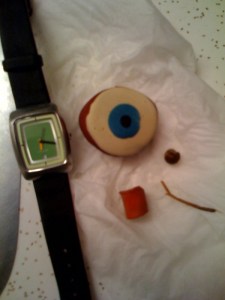 eyeball The watch is for scale.